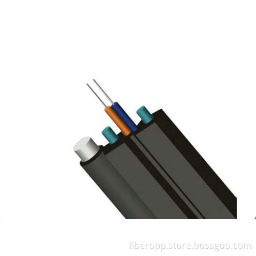 Indoor 2 Core Fiber Optic Network Cable , Optical Communicaion FTTH Drop Cable